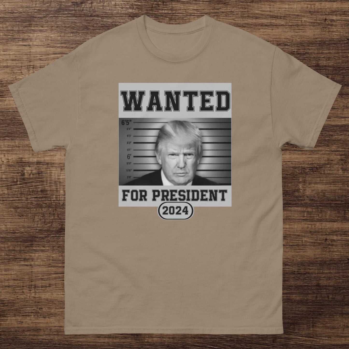 Wanted Trump for President Classic Tee