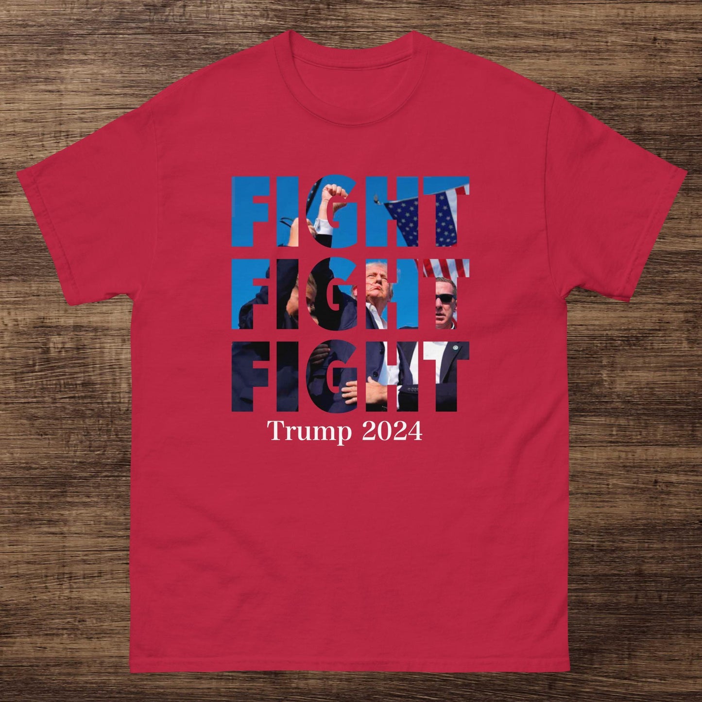 Trump, T-Shirt, Classic Tee, N, Men, Woman, Unisex, Red