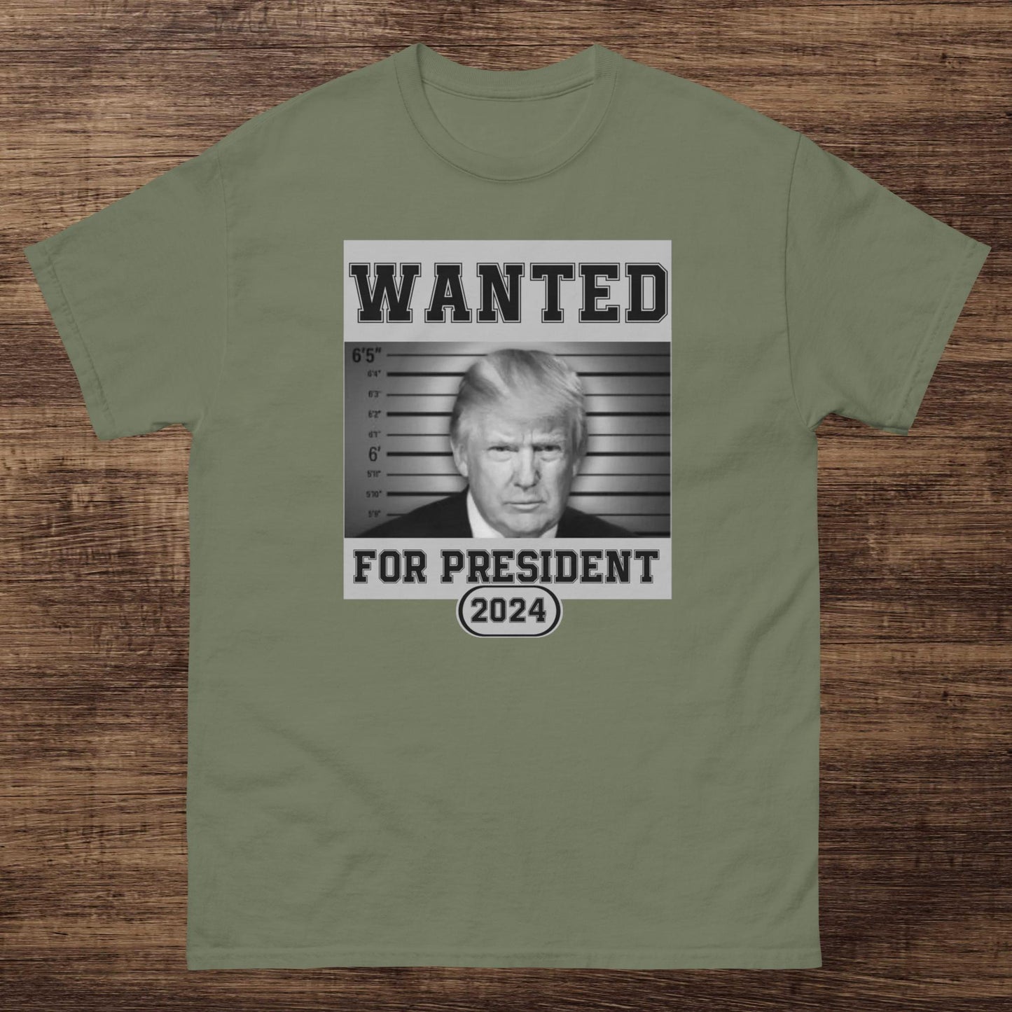 Wanted Trump for President Classic Tee