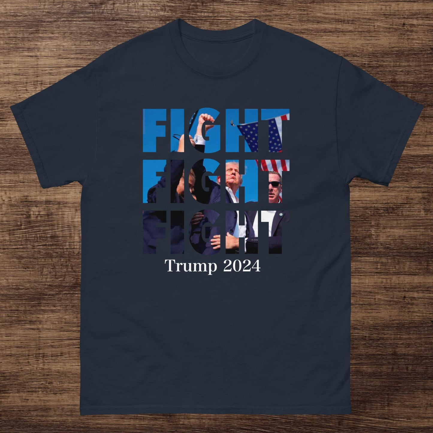 Trump, T-Shirt, Classic Tee, N, Men, Woman, Unisex, Navy