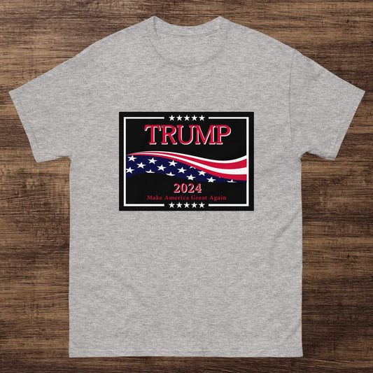 Patriotic Trump 2024 Banner Classic Tee