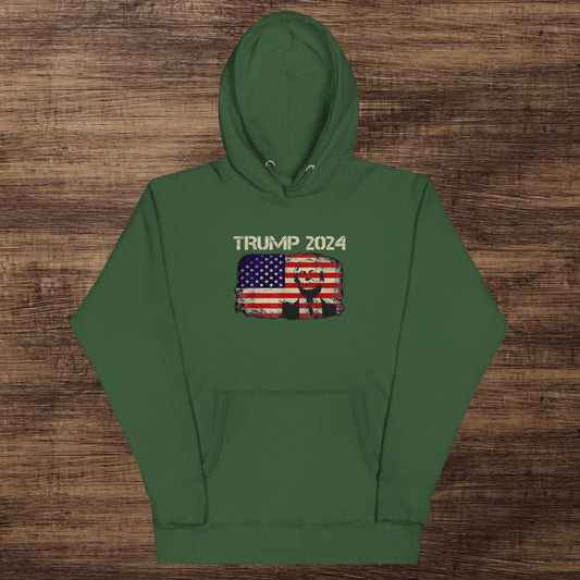 Patriotic 2024 Trump Hoodie