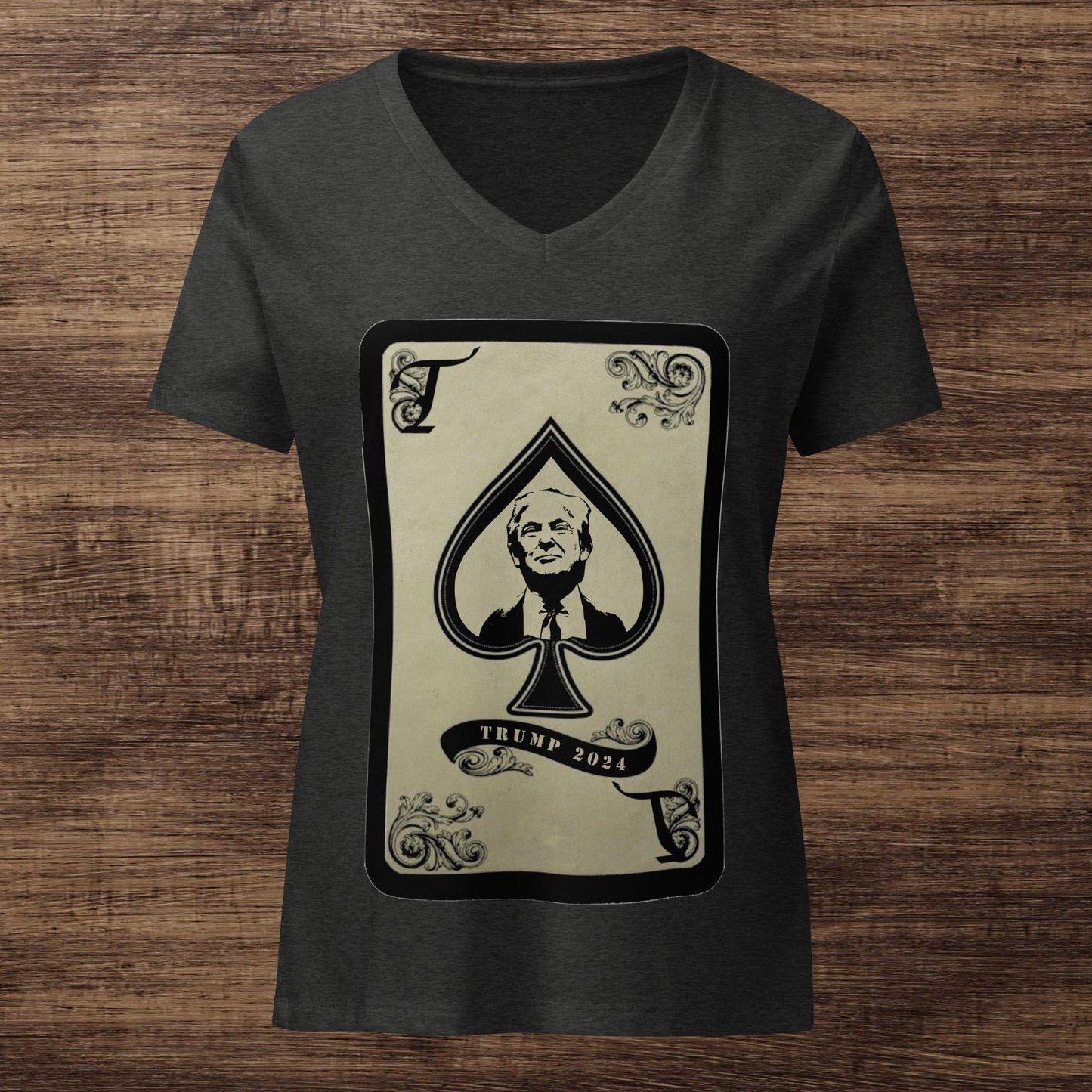 The Trump Card Women’s relaxed v-neck t-shirt