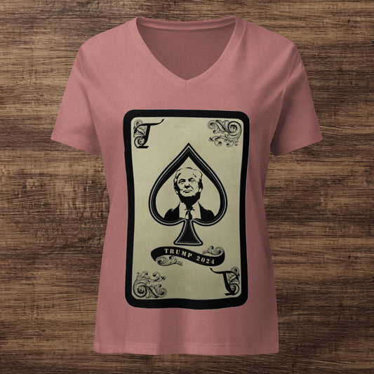 The Trump Card Women’s relaxed v-neck t-shirt