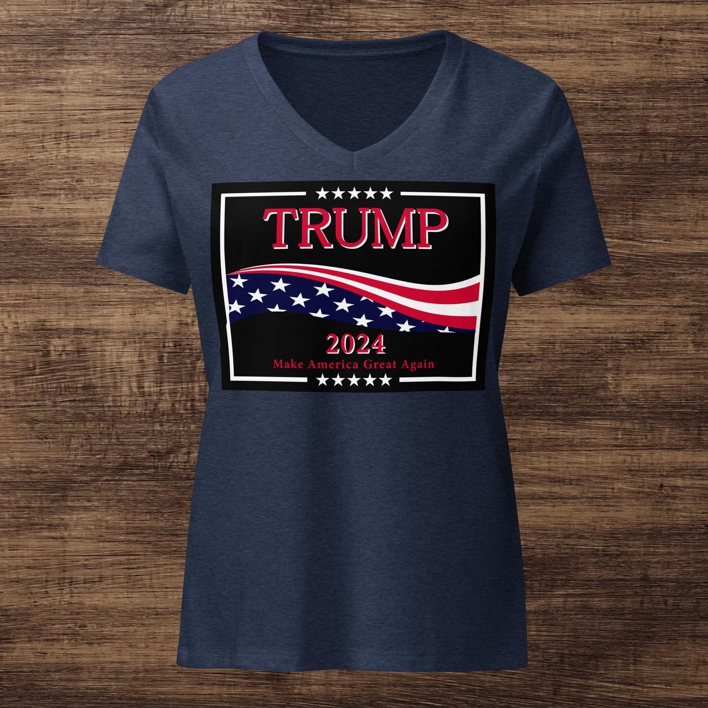 Trump 2024 Women's v-neck t-shirt