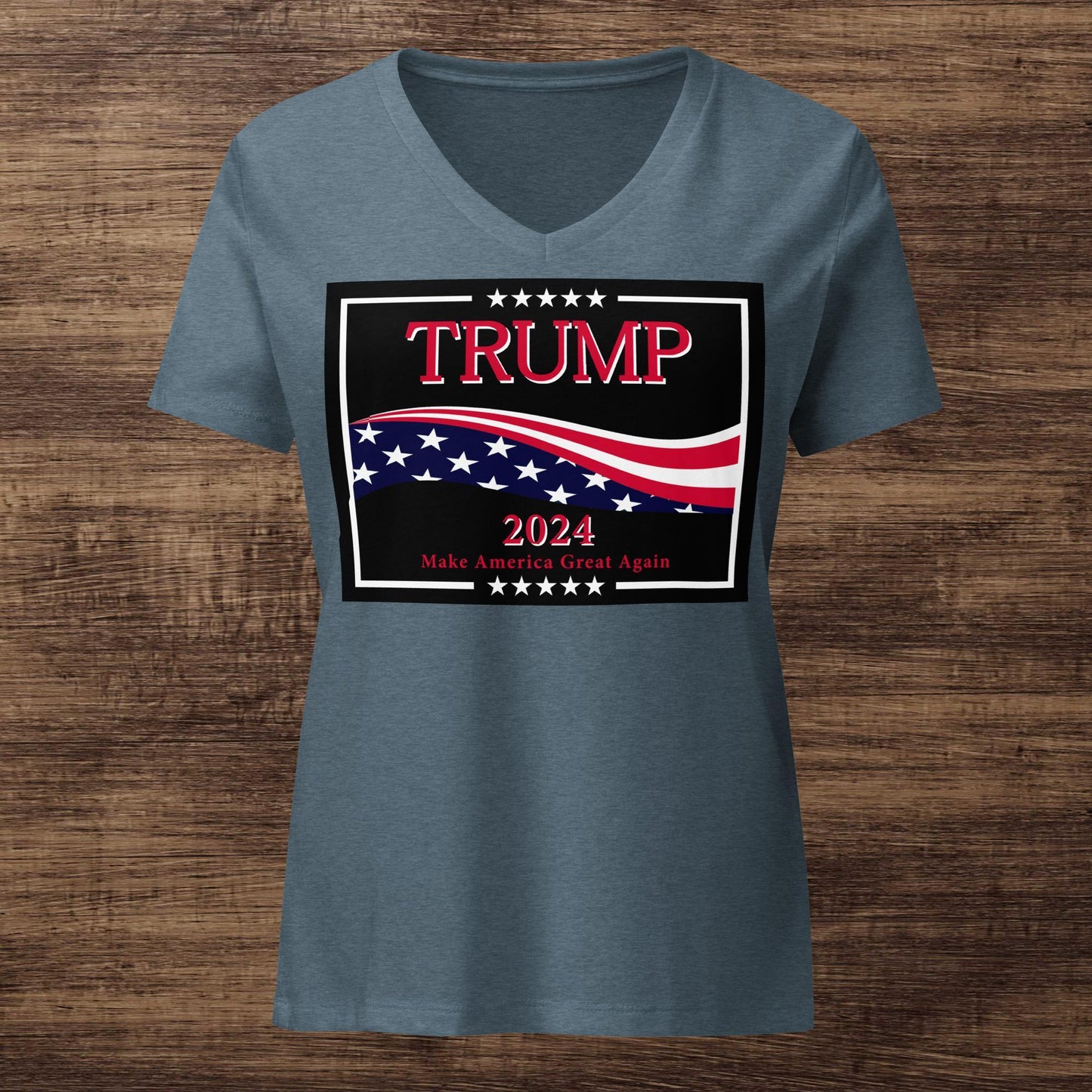 Trump 2024 Women's v-neck t-shirt