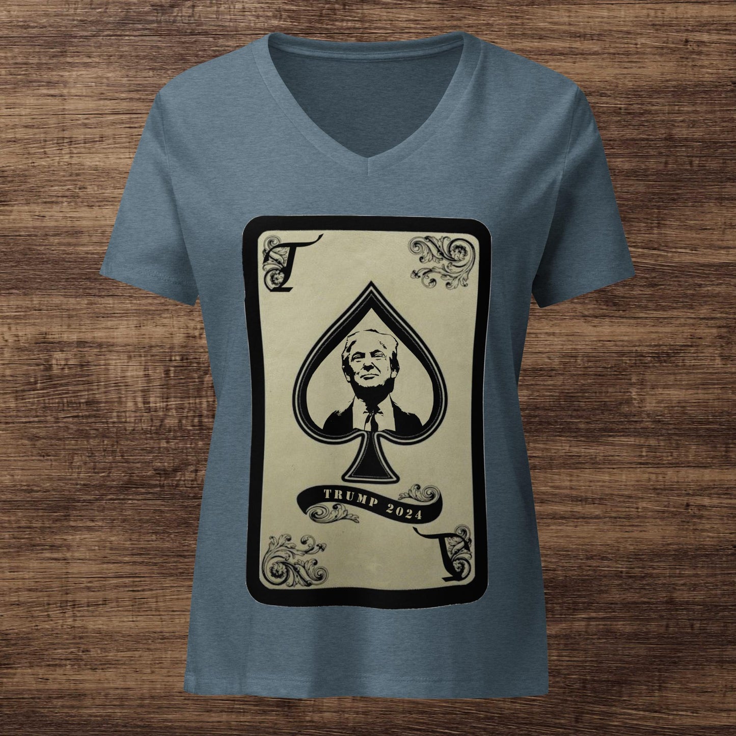 The Trump Card Women’s relaxed v-neck t-shirt