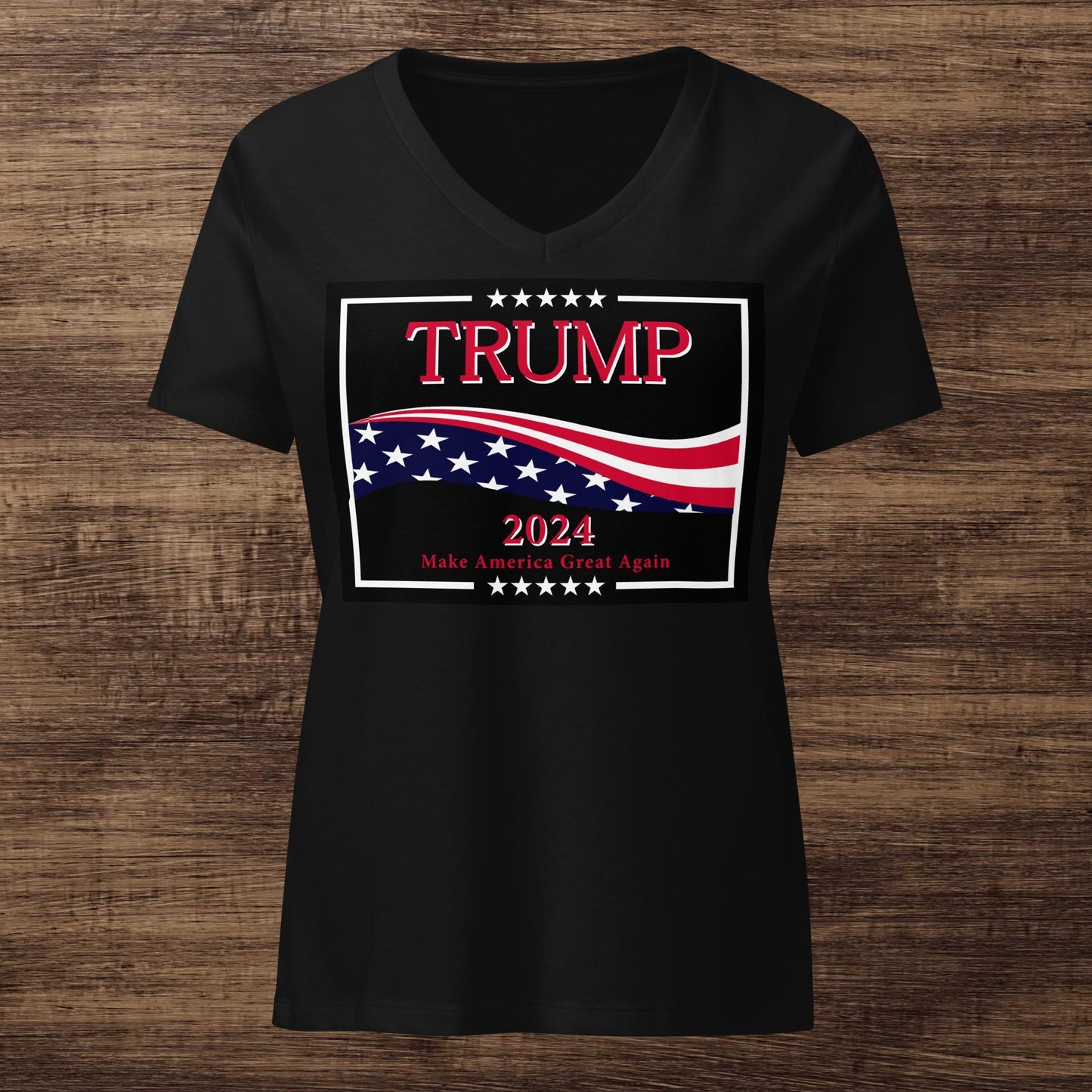 Trump 2024 Women's v-neck t-shirt