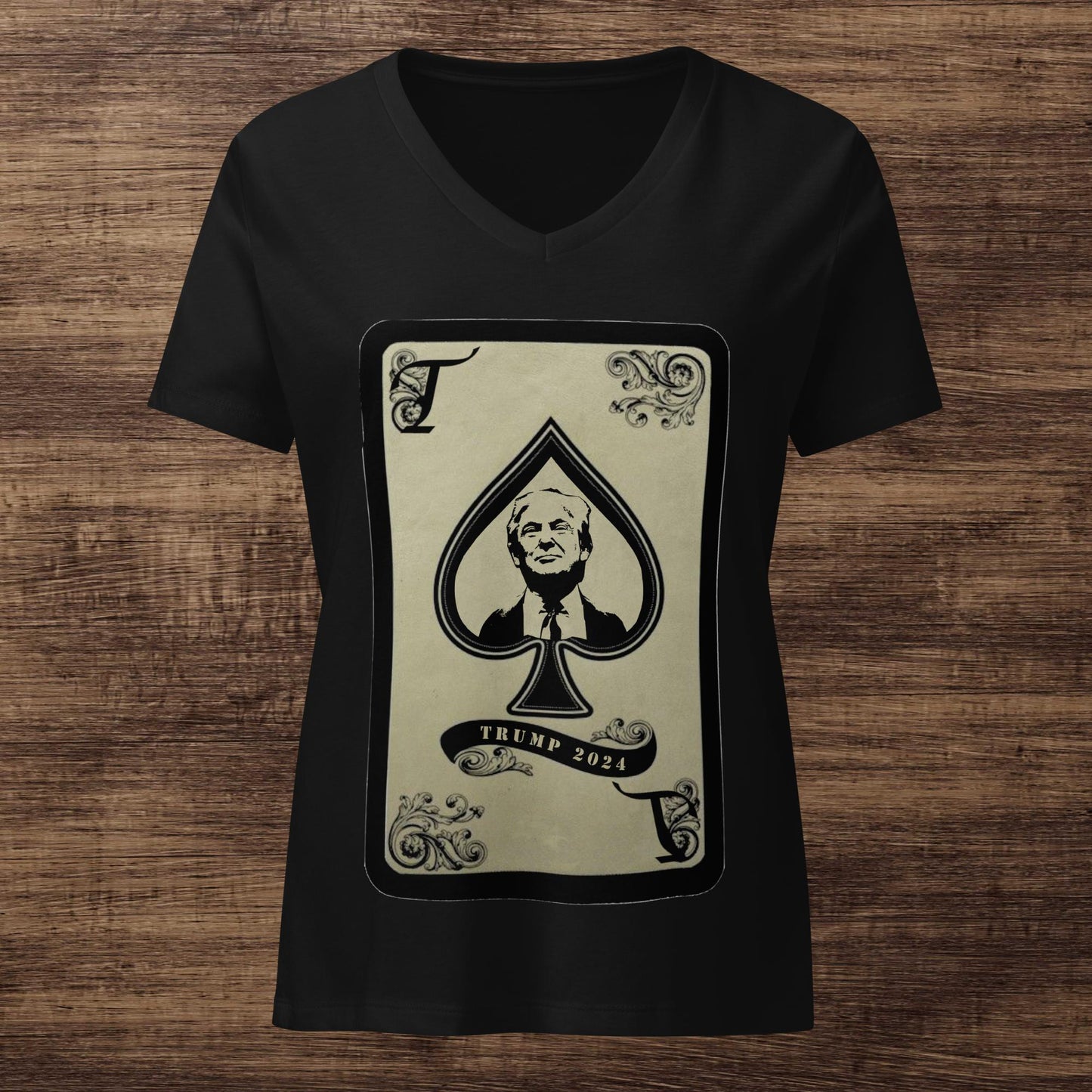 The Trump Card Women’s relaxed v-neck t-shirt