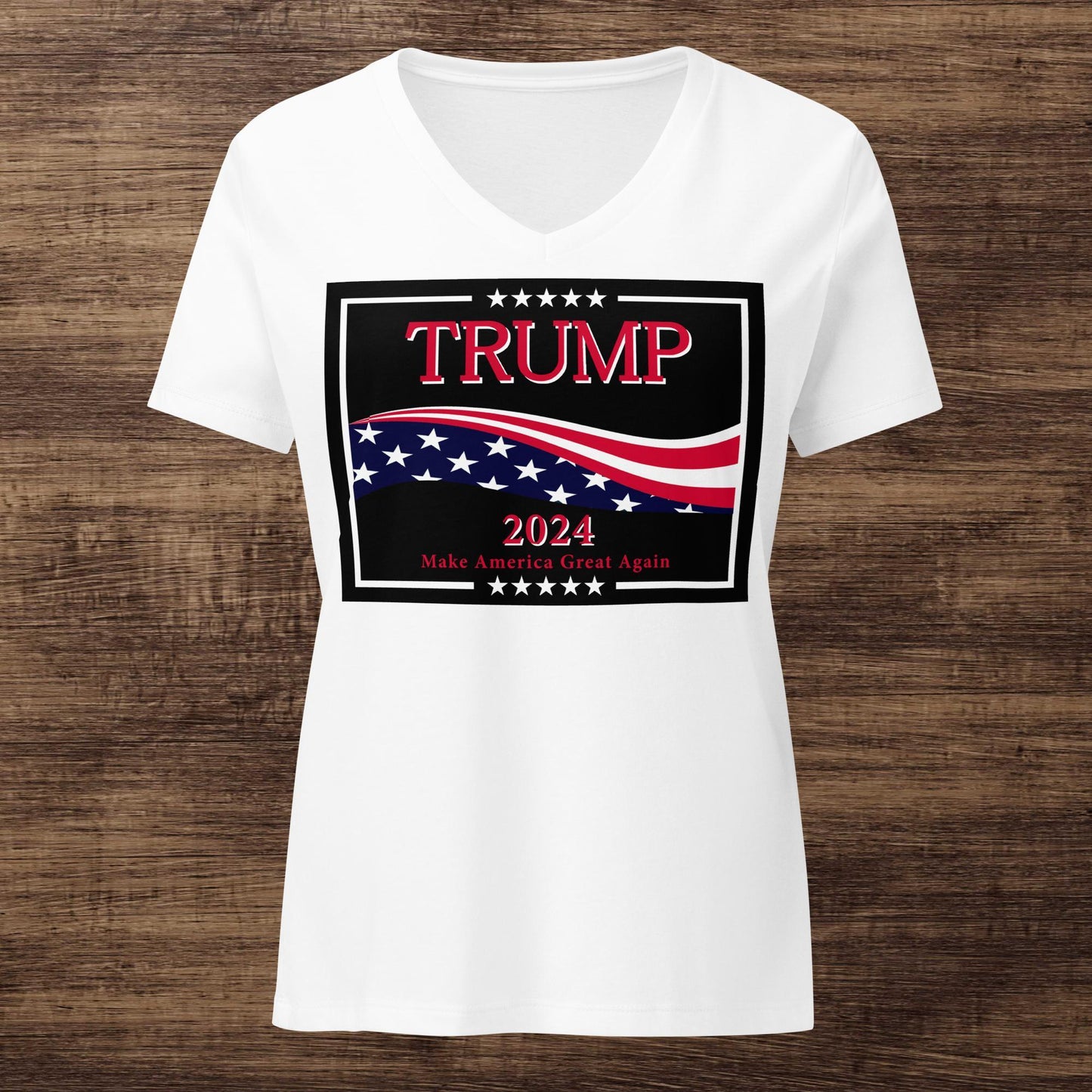 Trump 2024 Women's v-neck t-shirt